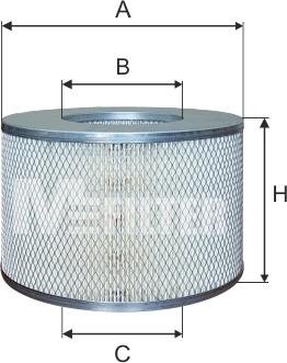 Mfilter A 836 - Gaisa filtrs adetalas.lv