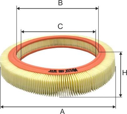 Mfilter A 369 - Gaisa filtrs adetalas.lv