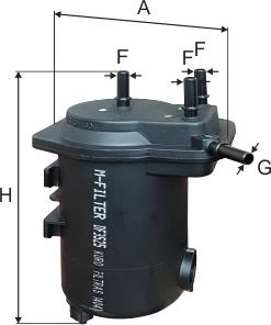 Mfilter DF 3525 - Degvielas filtrs adetalas.lv