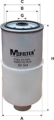 Mfilter DF 304 - Degvielas filtrs adetalas.lv