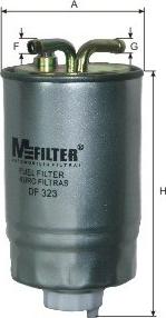 Mfilter DF 323 - Degvielas filtrs adetalas.lv