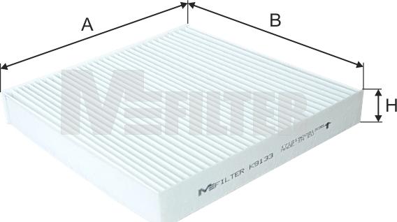 Mfilter K 9133 - Filtrs, Salona telpas gaiss adetalas.lv