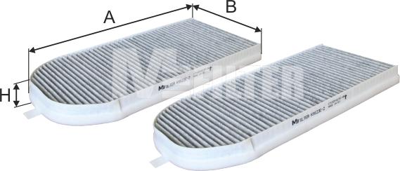 Mfilter K 9123C-2 - Filtrs, Salona telpas gaiss adetalas.lv