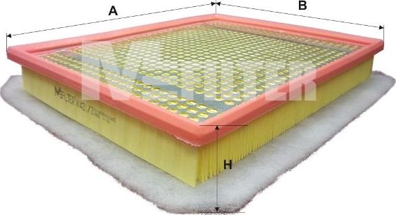 Mfilter K 421/2 - Gaisa filtrs adetalas.lv
