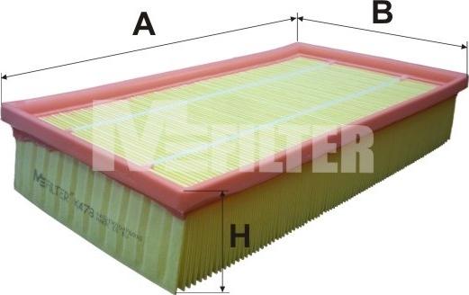 Mfilter K 478 - Gaisa filtrs adetalas.lv