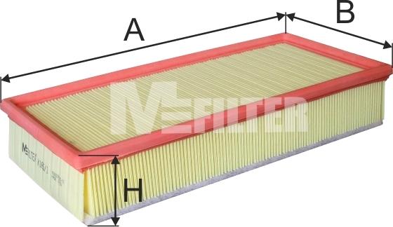 Mfilter K 165/1 - Gaisa filtrs adetalas.lv