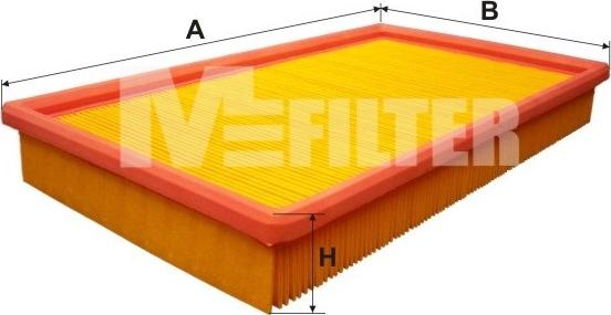 Mfilter K 291 - Gaisa filtrs adetalas.lv