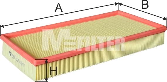 Mfilter K 226 - Gaisa filtrs adetalas.lv