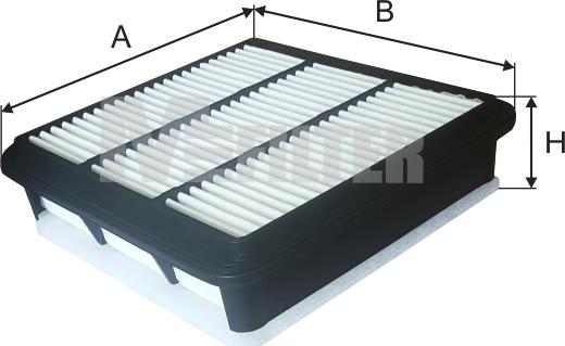 Mfilter K 7116 - Gaisa filtrs adetalas.lv