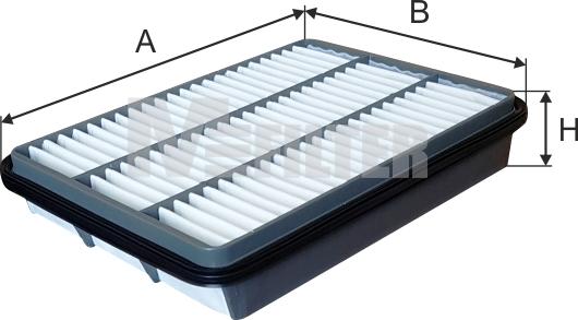 Mfilter K 7120 - Gaisa filtrs adetalas.lv