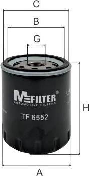 Mfilter TF 6552 - Eļļas filtrs adetalas.lv