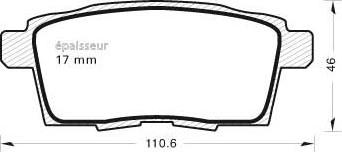 Magneti Marelli 600000100490 - Bremžu uzliku kompl., Disku bremzes adetalas.lv