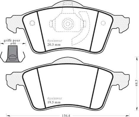 BETTAPARTS PLU3766 - Bremžu uzliku kompl., Disku bremzes adetalas.lv