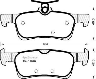 TRW Engine Component GDB2055 - Bremžu uzliku kompl., Disku bremzes adetalas.lv