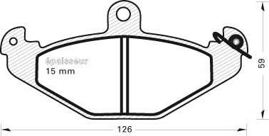 Chrysler K04762999 - Bremžu uzliku kompl., Disku bremzes adetalas.lv