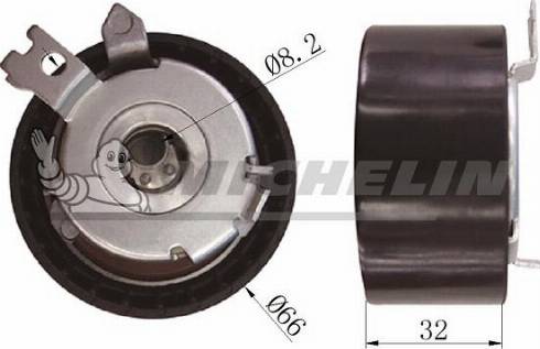 MICHELIN EngineParts SMAMP03316 - Spriegotājrullītis, Gāzu sadales mehānisma piedziņas siksna adetalas.lv