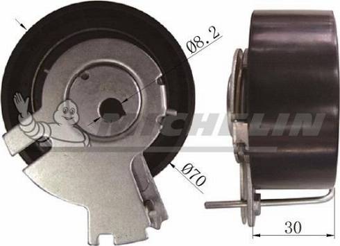 MICHELIN EngineParts SMAMP03336 - Spriegotājrullītis, Gāzu sadales mehānisma piedziņas siksna adetalas.lv