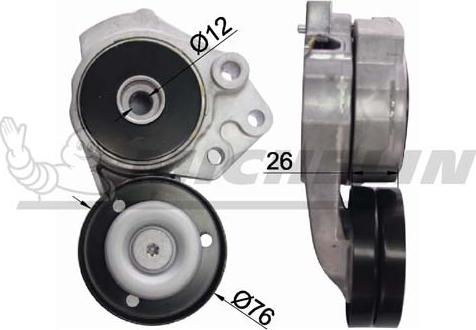 MICHELIN EngineParts SMAMP02413 - Siksnas spriegotājs, Ķīļsiksna adetalas.lv