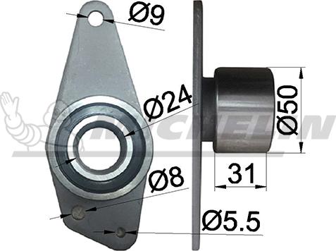 MICHELIN EngineParts SMAMP13312 - Parazīt / Vadrullītis, Zobsiksna adetalas.lv