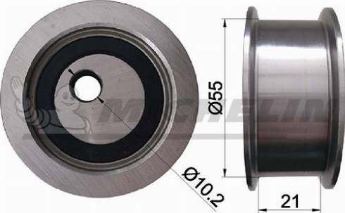 MICHELIN EngineParts SMAMP17001 - Spriegotājrullītis, Gāzu sadales mehānisma piedziņas siksna adetalas.lv