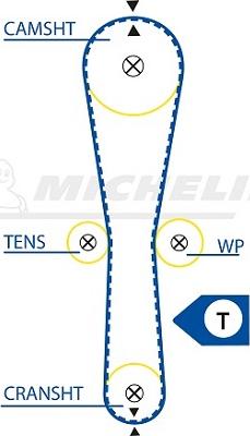 MICHELIN EngineParts SMATB0050 - Zobsiksna adetalas.lv