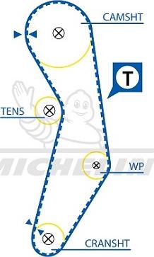 MICHELIN EngineParts SMATB0146 - Zobsiksna adetalas.lv