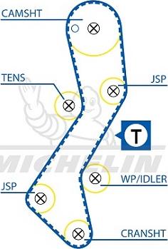 MICHELIN EngineParts SMATB0148 - Zobsiksna adetalas.lv