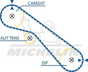 MICHELIN EngineParts SMATB0150 - Zobsiksna adetalas.lv