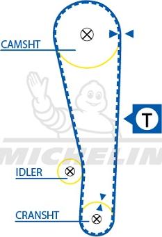 MICHELIN EngineParts SMATB0169 - Zobsiksna adetalas.lv