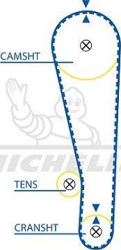 MICHELIN EngineParts SMATB0134 - Zobsiksna adetalas.lv