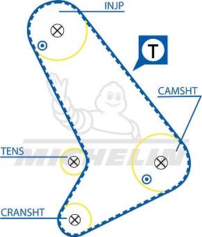 MICHELIN EngineParts SMATB0128 - Zobsiksna adetalas.lv