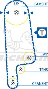 MICHELIN EngineParts SMATB0173 - Zobsiksna adetalas.lv