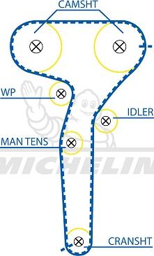 MICHELIN EngineParts SMATB0359 - Zobsiksna adetalas.lv