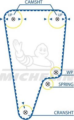 MICHELIN EngineParts SMATB0296 - Zobsiksna adetalas.lv