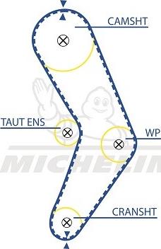 MICHELIN EngineParts SMATB0264 - Zobsiksna adetalas.lv