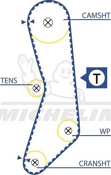 MICHELIN EngineParts SMATB0260 - Zobsiksna adetalas.lv