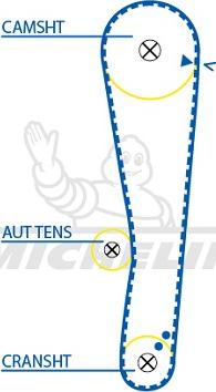 MICHELIN EngineParts SMATB0207 - Zobsiksna adetalas.lv