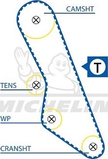 MICHELIN EngineParts SMATB0287 - Zobsiksna adetalas.lv