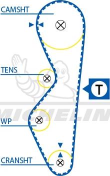 MICHELIN EngineParts SMATB0222 - Zobsiksna adetalas.lv