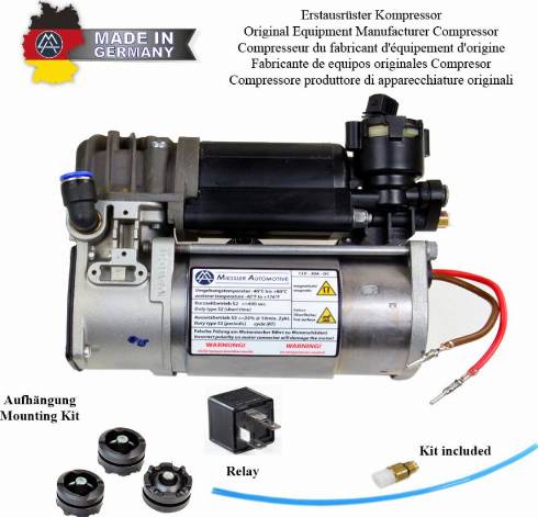 MiesslerAutomotive K000-W1OE-DIS2 - Kompresors, Pneimatiskā sistēma adetalas.lv