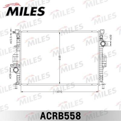 Miles ACRB558 - Radiators, Motora dzesēšanas sistēma adetalas.lv