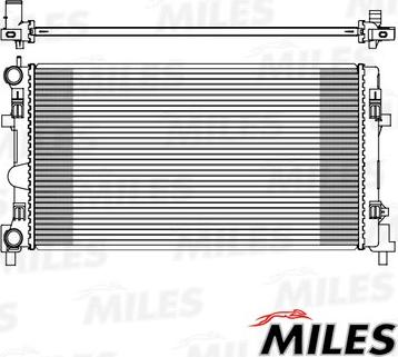 Miles ACRB075 - Radiators, Motora dzesēšanas sistēma adetalas.lv