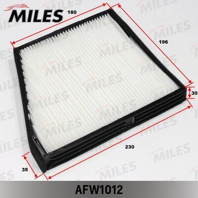 Miles AFW1012 - Filtrs, Salona telpas gaiss adetalas.lv