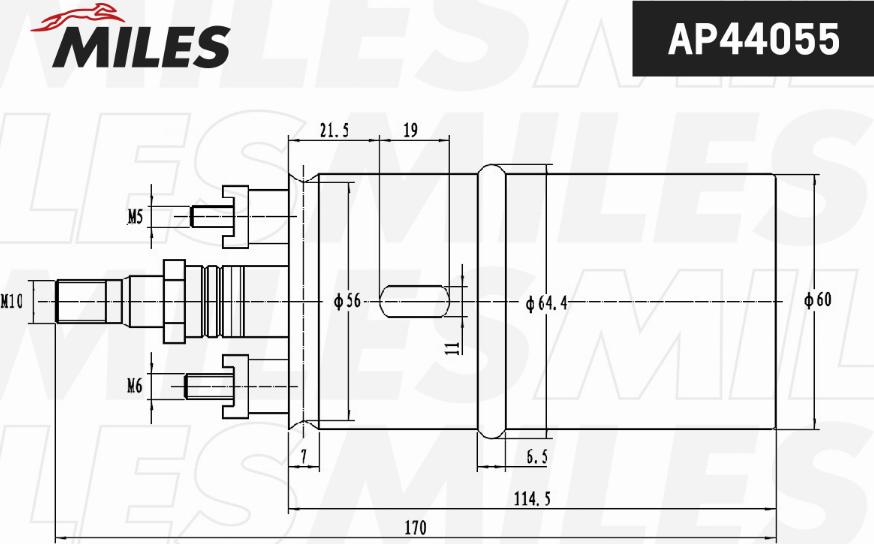 Miles AP44055 - Degvielas sūknis adetalas.lv