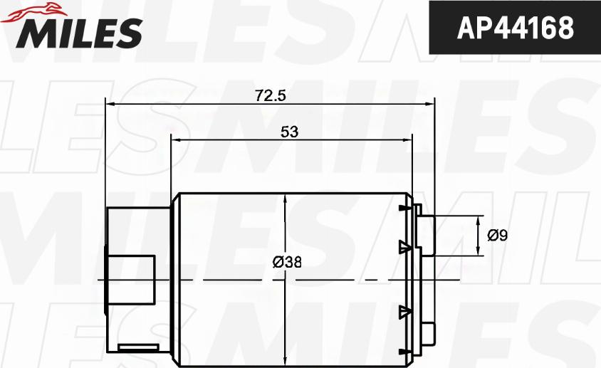 Miles AP44168 - Degvielas sūknis adetalas.lv