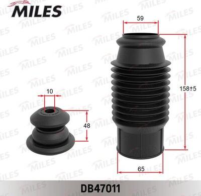 Miles DB47011 - Putekļu aizsargkomplekts, Amortizators adetalas.lv