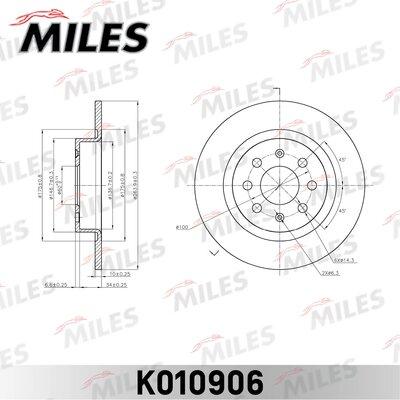 Miles K010906 - Bremžu diski adetalas.lv