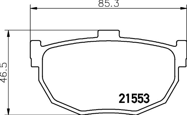 Mintex MDB1450 - Bremžu uzliku kompl., Disku bremzes adetalas.lv