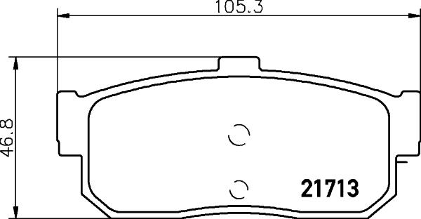 Mintex MDB1501 - Bremžu uzliku kompl., Disku bremzes adetalas.lv