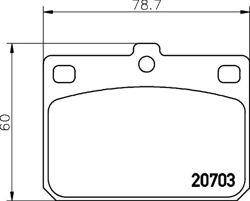 Mintex MDB1069 - Bremžu uzliku kompl., Disku bremzes adetalas.lv